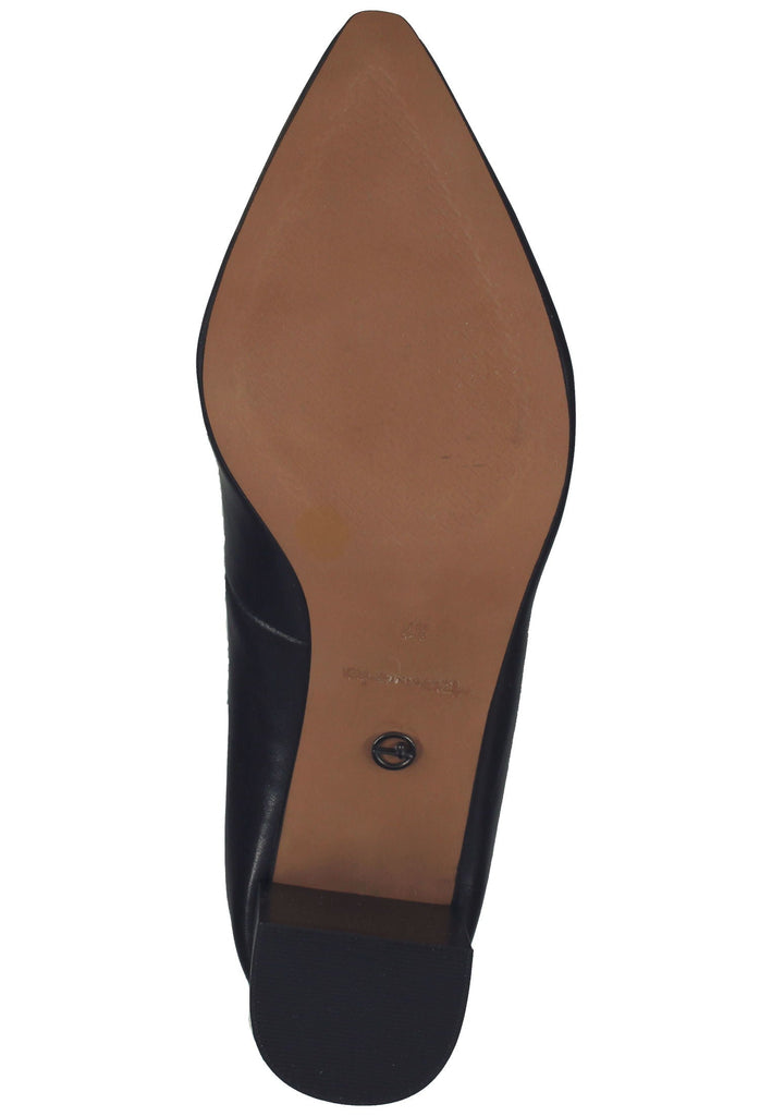 Tamaris Pumps Leder Schwarz - surf4shoes