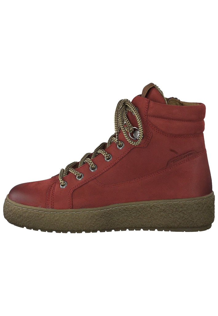 Tamaris Sneaker Leder Scarlet - surf4shoes