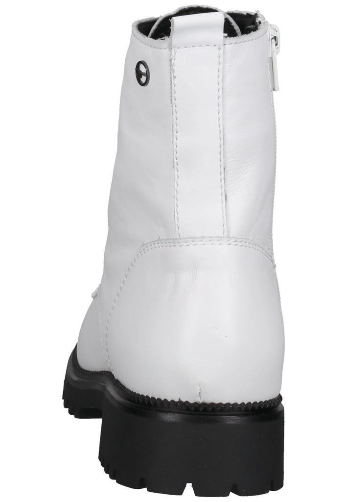 Tamaris Stiefelette Leder White - surf4shoes