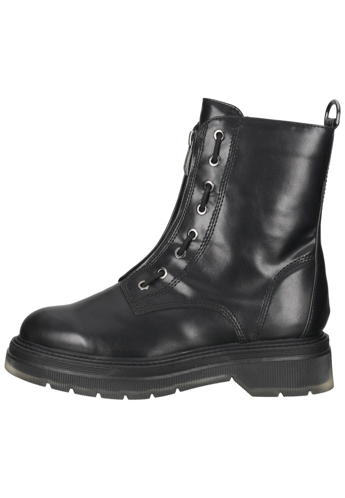 Tamaris Stiefelette Lederimitat Schwarz - surf4shoes