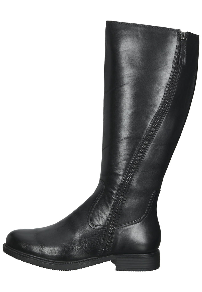 Tamaris Stiefel Leder Schwarz - surf4shoes