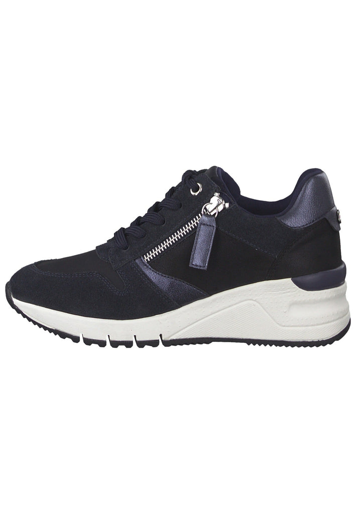 Tamaris Sneaker Leder/Textil Navy - surf4shoes