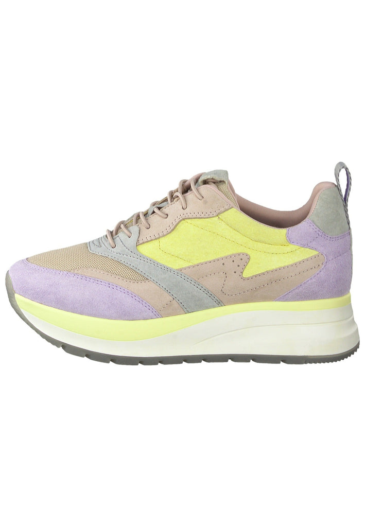 Tamaris Sneaker Leder/Textil Violet/Gelb - surf4shoes