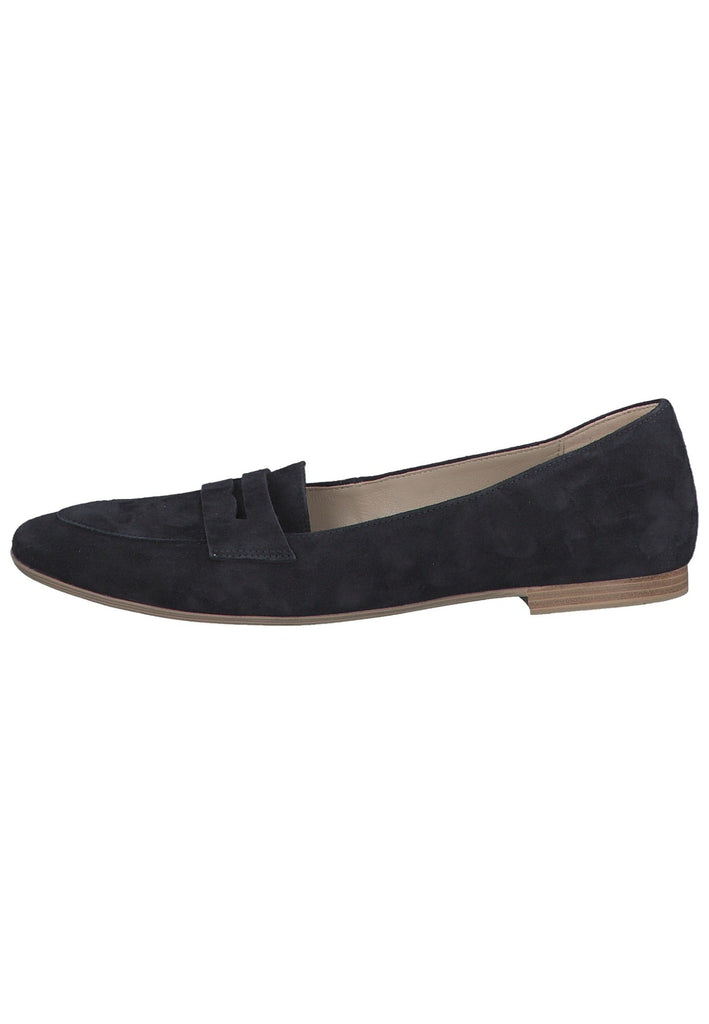 Tamaris Slipper Leder Navy - surf4shoes