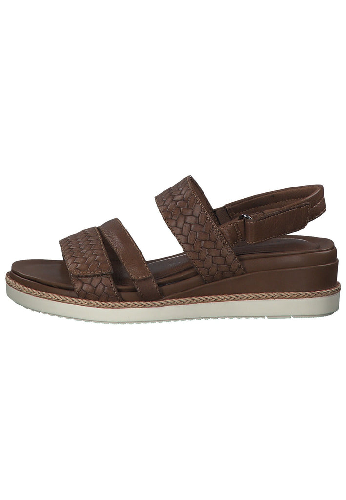 Tamaris Sandalen Leder Muskat - surf4shoes