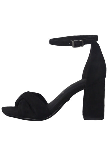 Tamaris Sandalen Leder Schwarz - surf4shoes