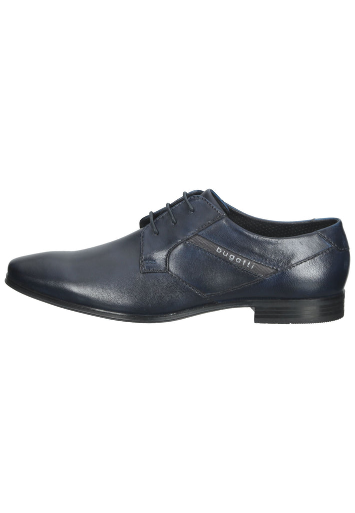 Bugatti Businessschuhe Glattleder Dunkelblau - surf4shoes