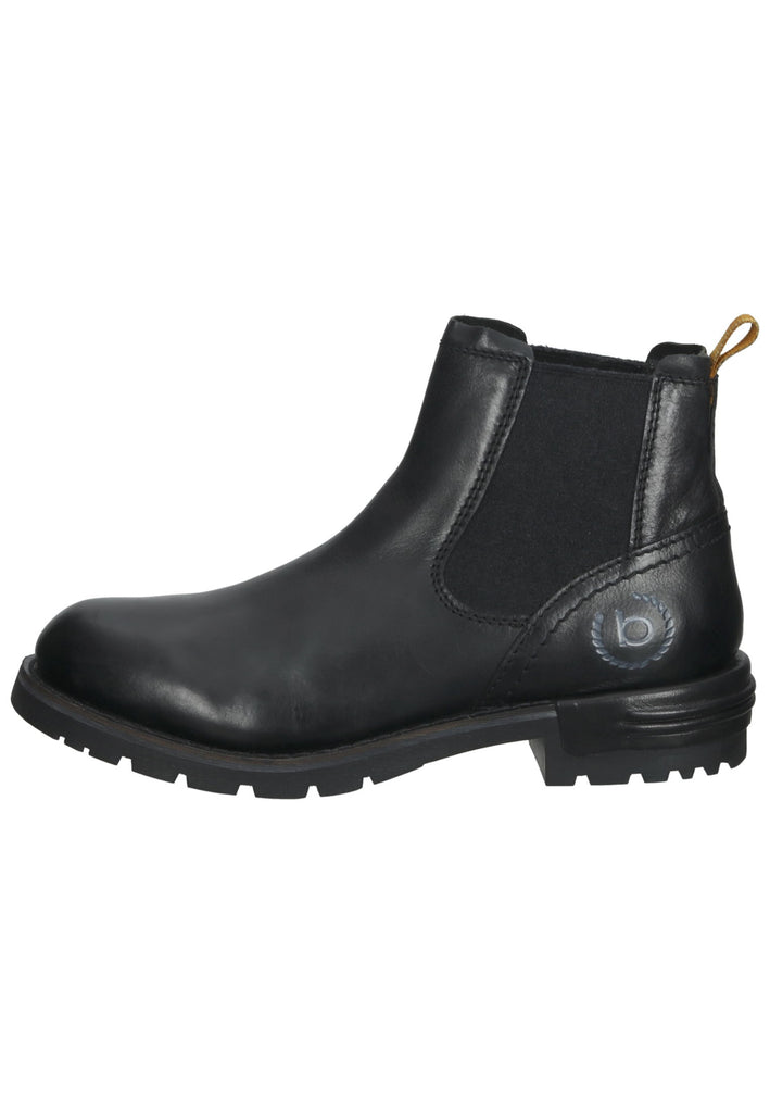 Bugatti Stiefelette Nappaleder Schwarz - surf4shoes