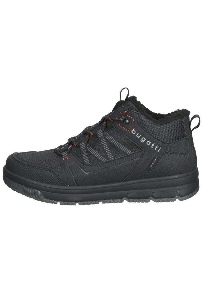 Bugatti Stiefelette Lederimitat Schwarz - surf4shoes