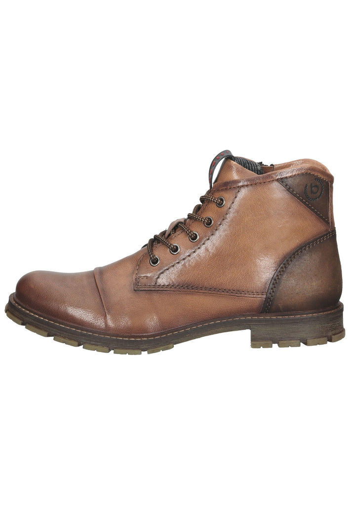 Bugatti Stiefelette Nappaleder Taupe - surf4shoes