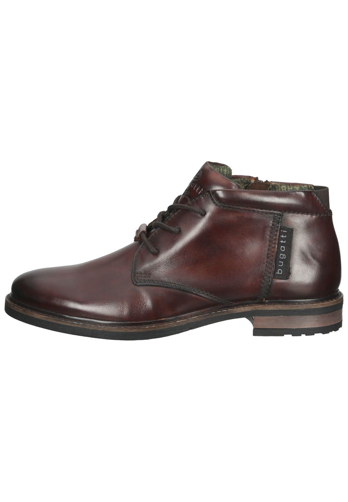 Bugatti Stiefelette Nappaleder Dunkelbraun - surf4shoes