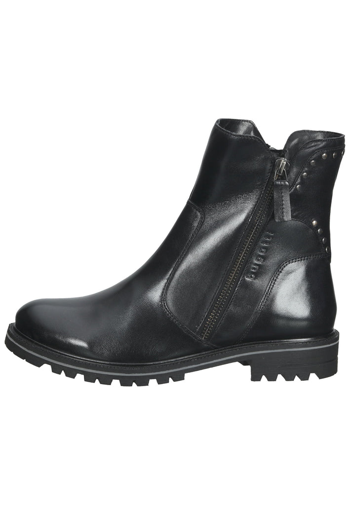 Bugatti Stiefelette Nappaleder Schwarz Warmfutter - surf4shoes