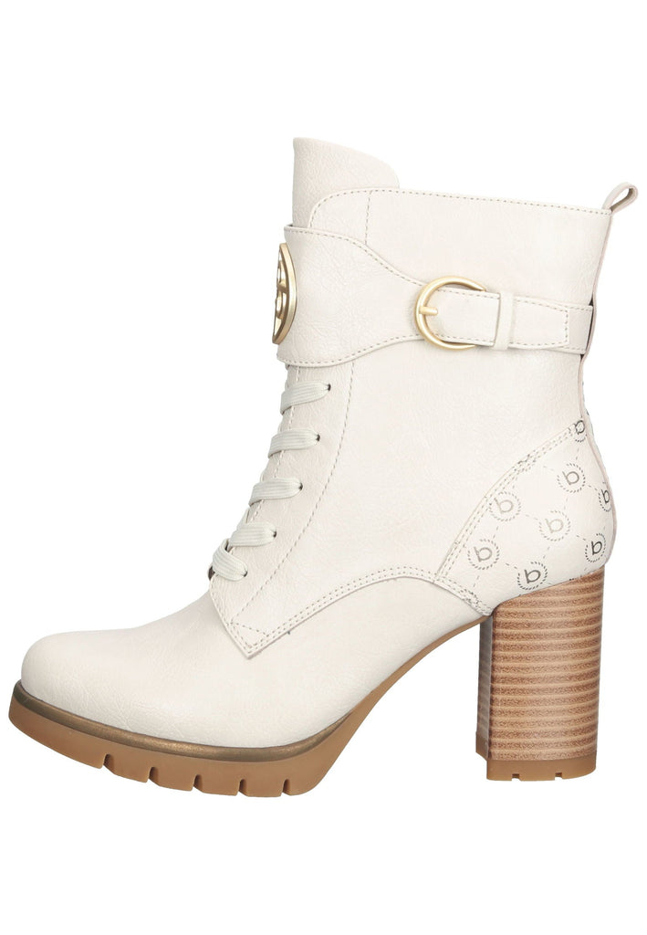 Bugatti Stiefelette Lederimitat Beige - surf4shoes