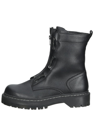 Bugatti Stiefelette Lederimitat Schwarz - surf4shoes