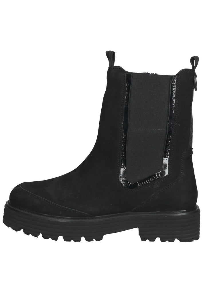 Bugatti Stiefelette Veloursleder/Textil Schwarz - surf4shoes