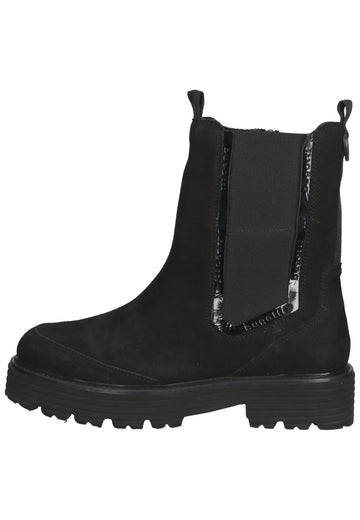 Bugatti Stiefelette Veloursleder/Textil Schwarz - surf4shoes
