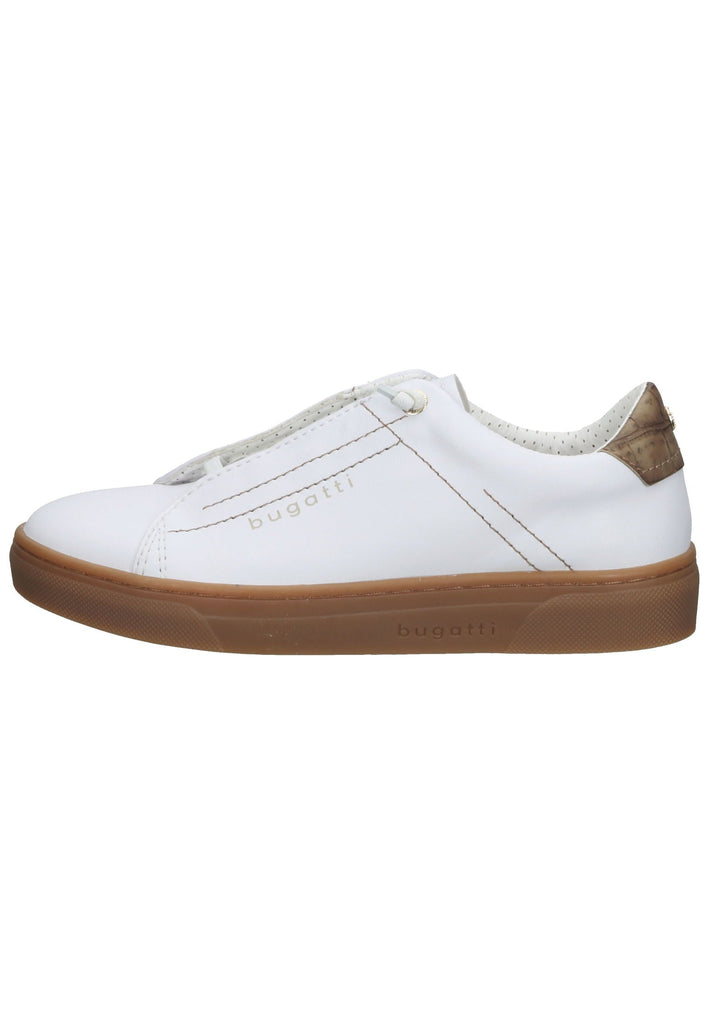Bugatti Sneaker Lederimitat Weiß - surf4shoes