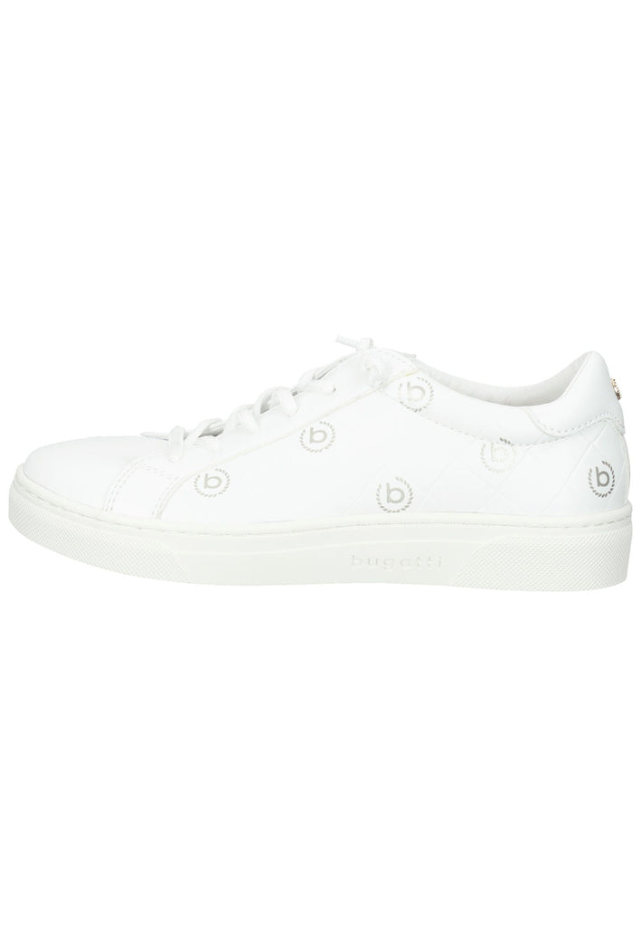 Bugatti Sneaker Lederimitat Weiß - surf4shoes