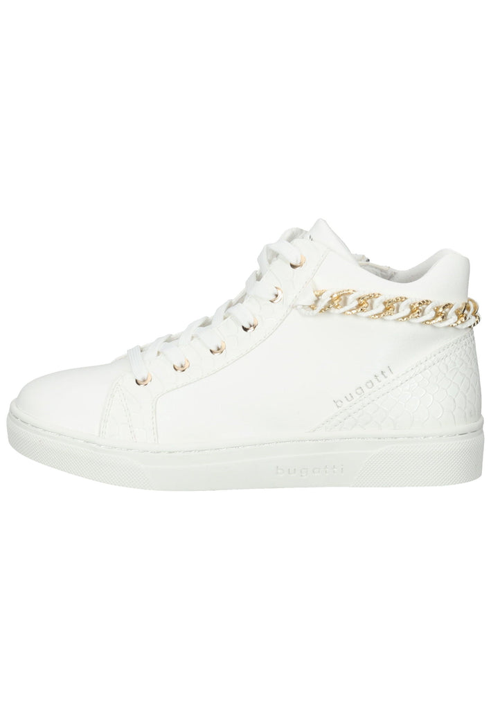 Bugatti Sneaker Lederimitat Weiß - surf4shoes