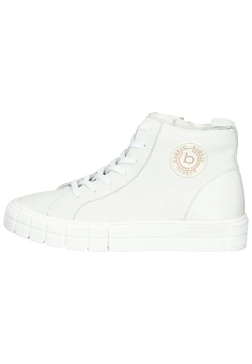 Bugatti Sneaker Nappaleder Weiß - surf4shoes