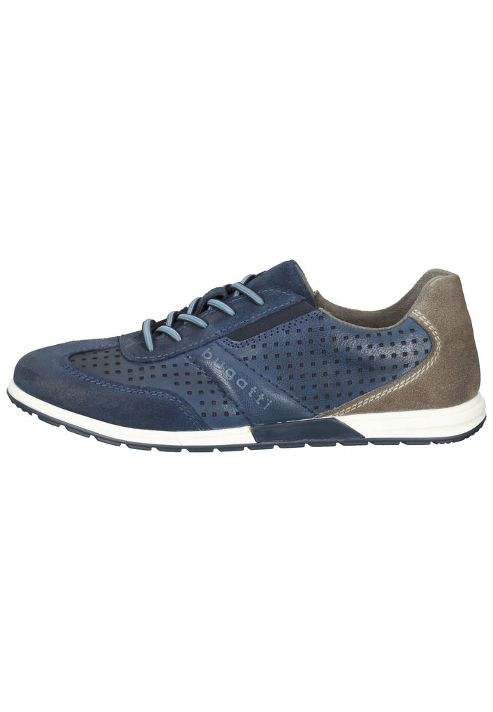 Bugatti Sneaker Leder Blau/Grau - surf4shoes