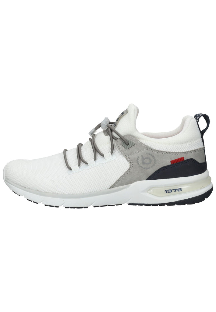 Bugatti Sneaker Textil Weiß/Grau - surf4shoes