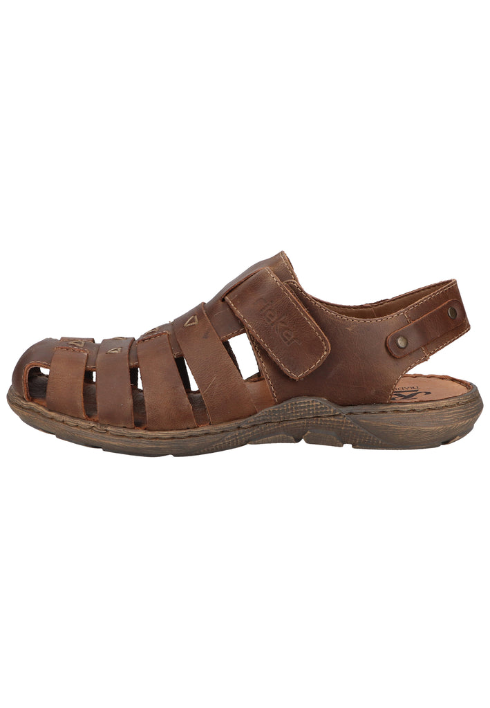 Rieker Wanderschuhe Leder Braun - surf4shoes
