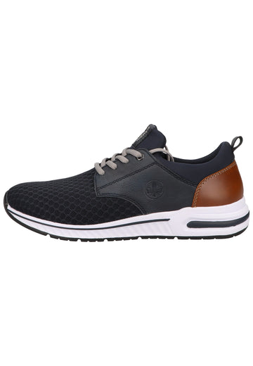 Rieker Sneaker Lederimitat Navy - surf4shoes