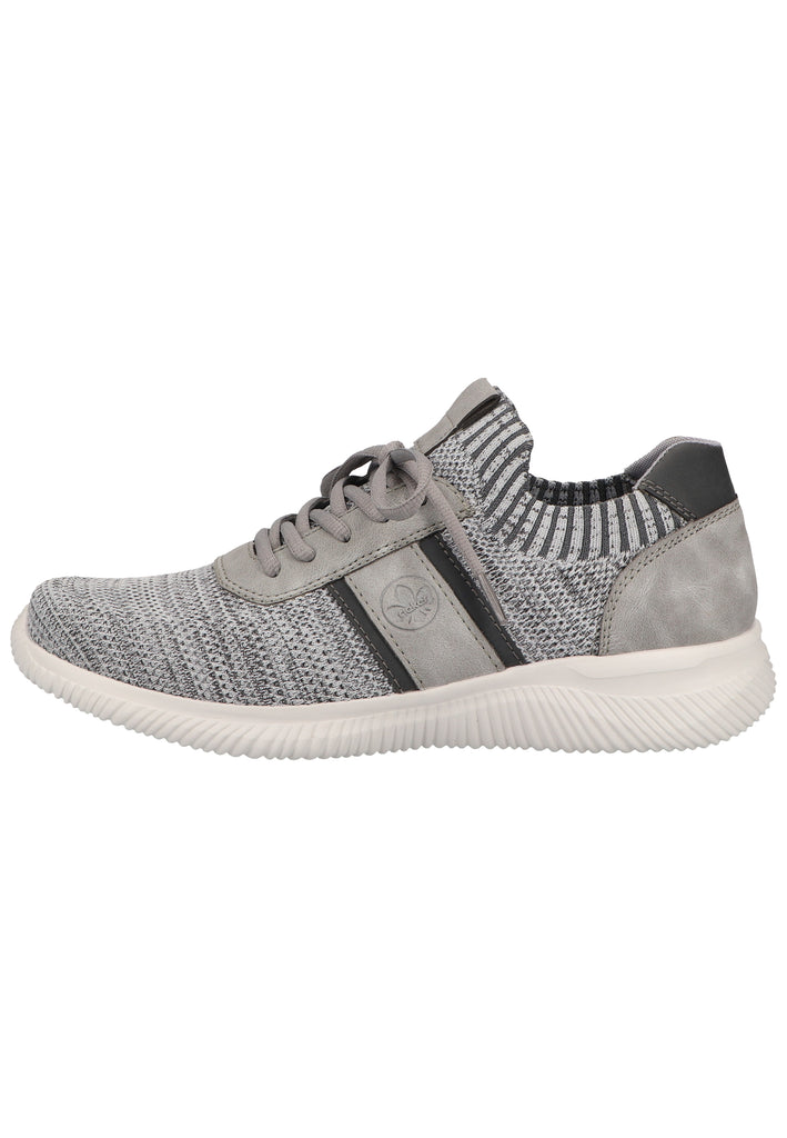 Rieker Sneaker Lederimitat Grau - surf4shoes