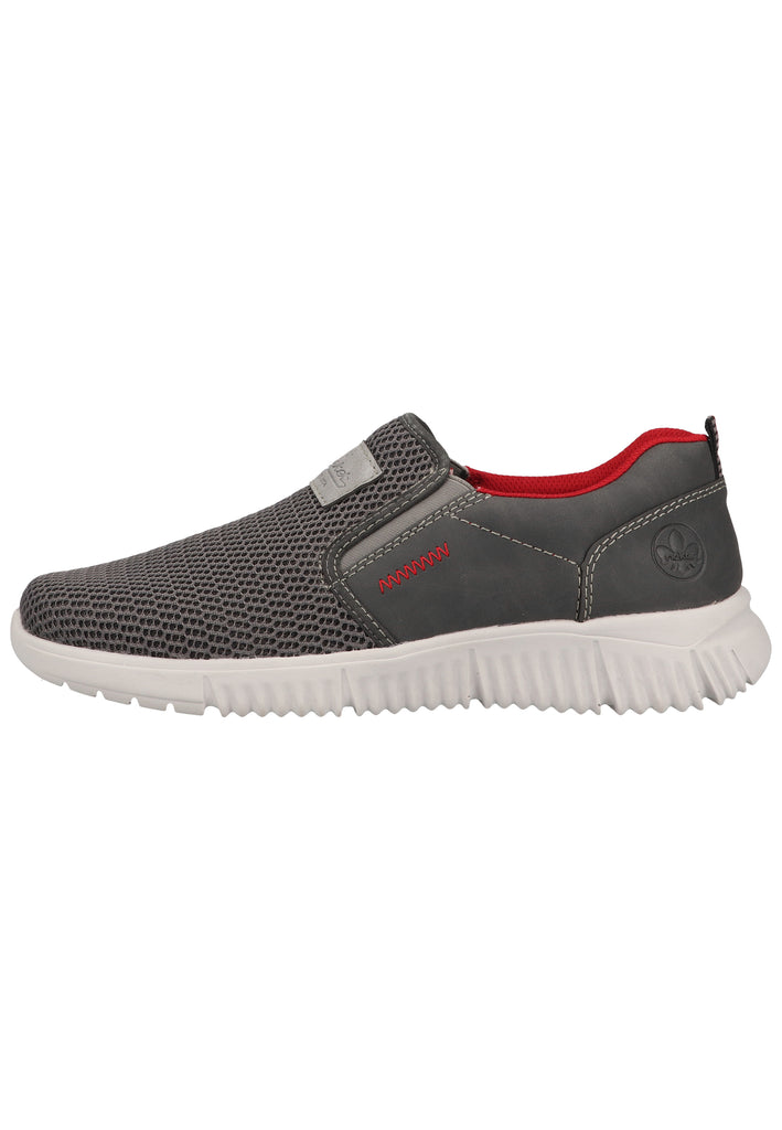Rieker Sneaker Lederimitat Blei - surf4shoes