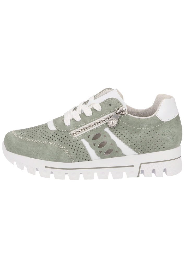 Rieker Sneaker Lederimitat Mint - surf4shoes
