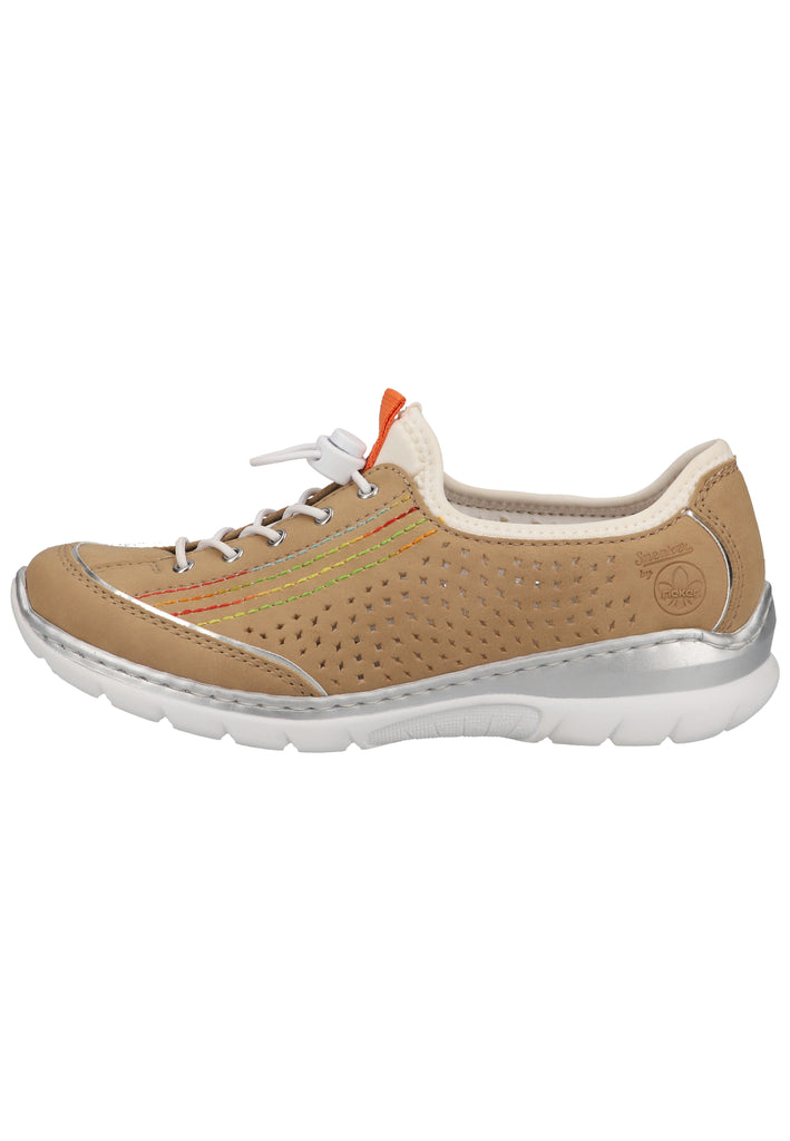 Rieker Halbschuhe Lederimitat Sand - surf4shoes