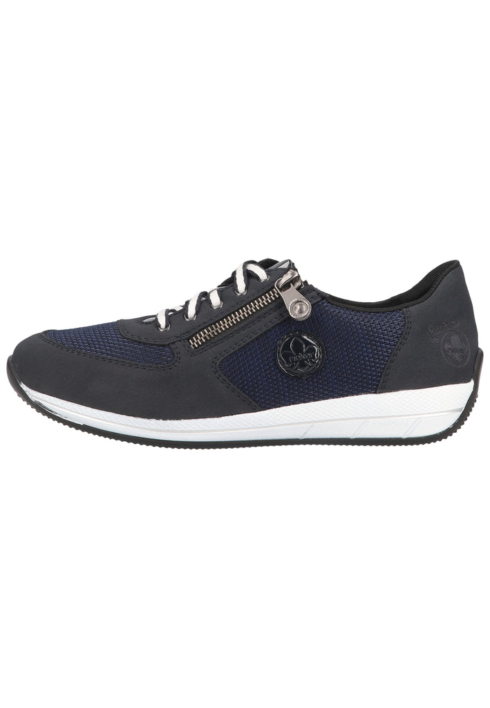 Rieker Sneaker Lederimitat/Textil Dunkelblau - surf4shoes