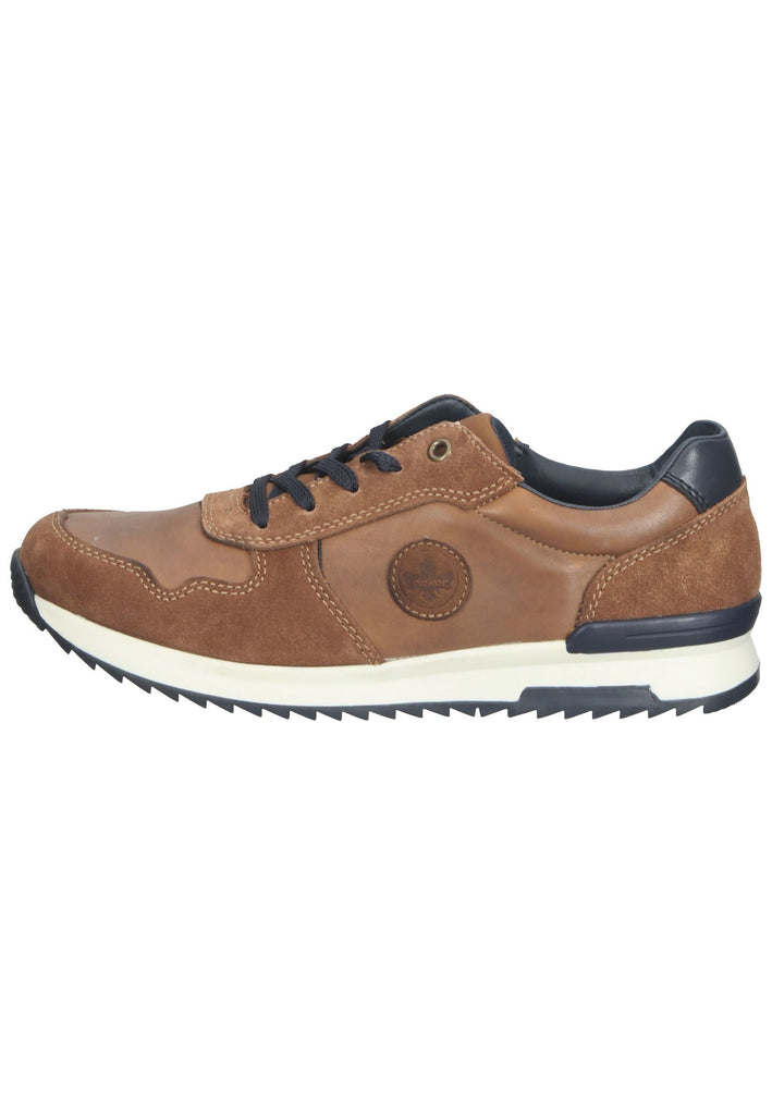 Rieker Sneaker Leder Braun/Blau - surf4shoes