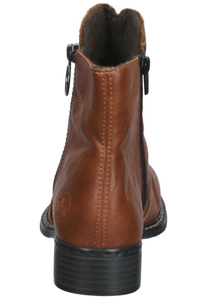 Rieker Stiefelette Lederimitat Cuoio - surf4shoes