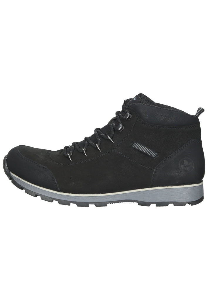 Rieker Wanderschuhe Leder Schwarz - surf4shoes