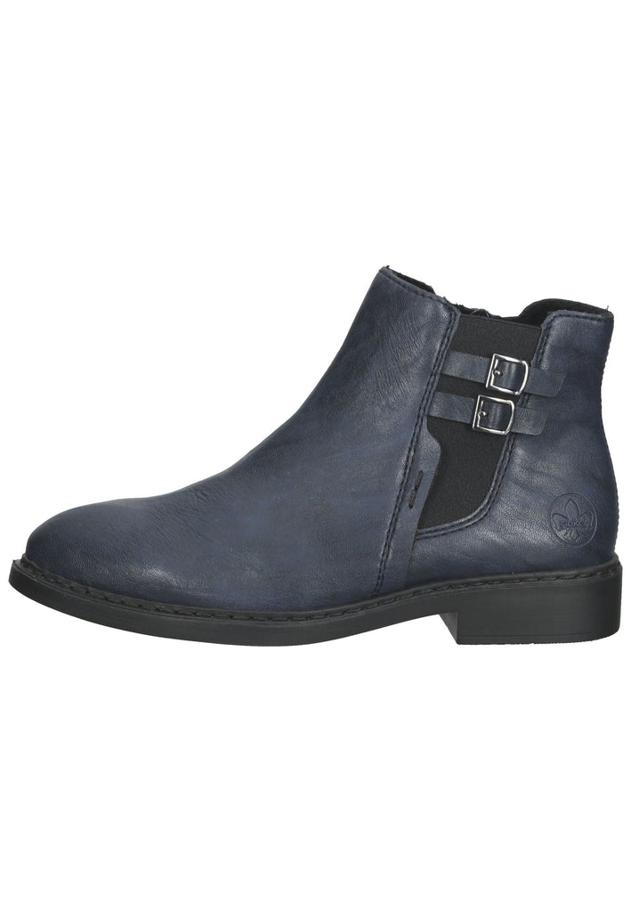 Rieker Stiefelette Lederimitat Pazifik Warmfutter - surf4shoes