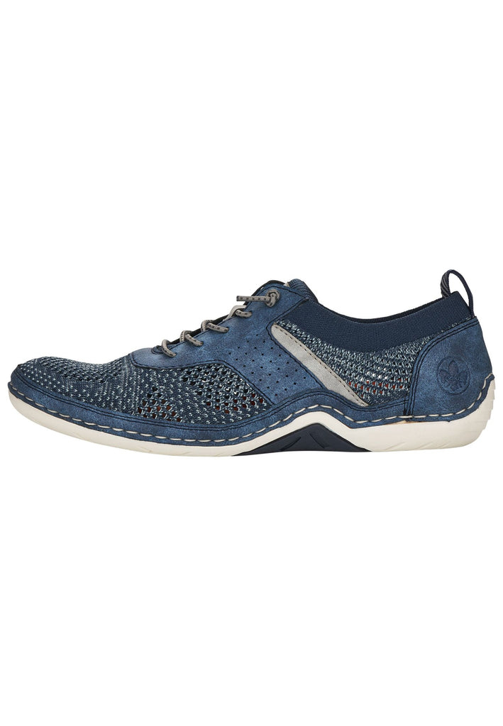 Rieker Halbschuhe Synthetik/Textil Blau - surf4shoes