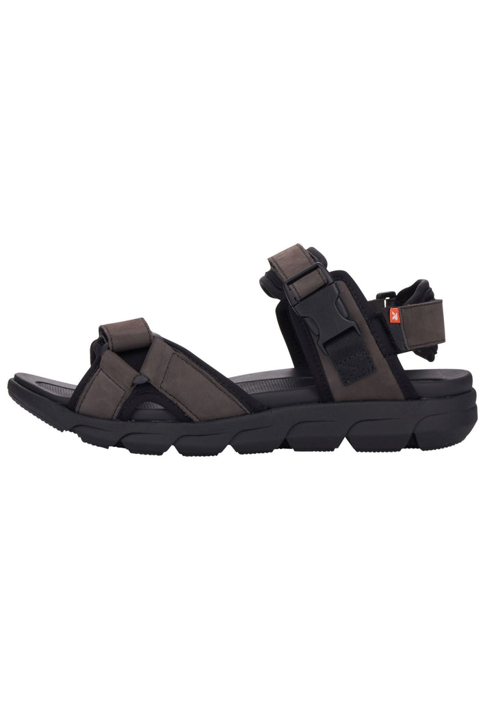 Rieker Sandalen Leder/Synthetik Schwarz - surf4shoes