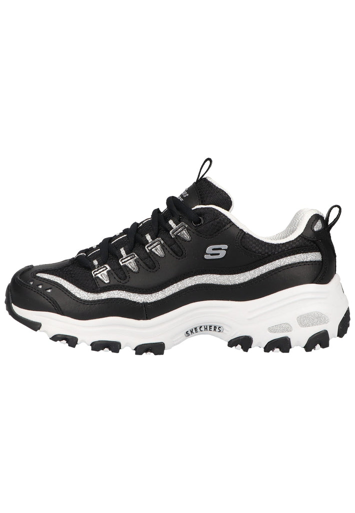 Skechers Sneaker Leder/Synthetik Schwarz - surf4shoes