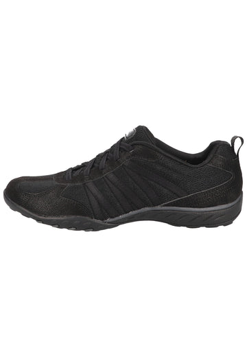 Skechers Sneaker Lederimitat/Textil Schwarz - surf4shoes
