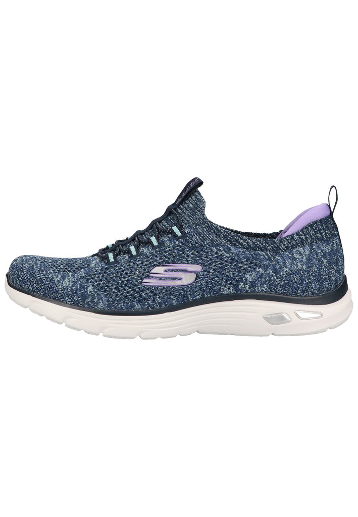 Skechers Sneaker Lederimitat/Textil Navy - surf4shoes