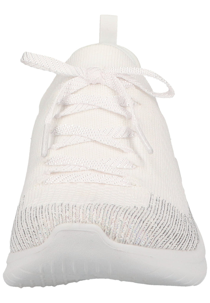 Skechers Sneaker Textil Weiß/Silber - surf4shoes