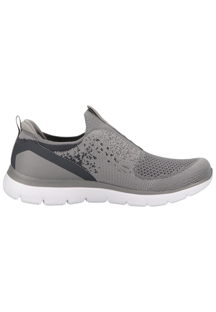 Skechers Sneaker Lederimitat/Textil Grau - surf4shoes