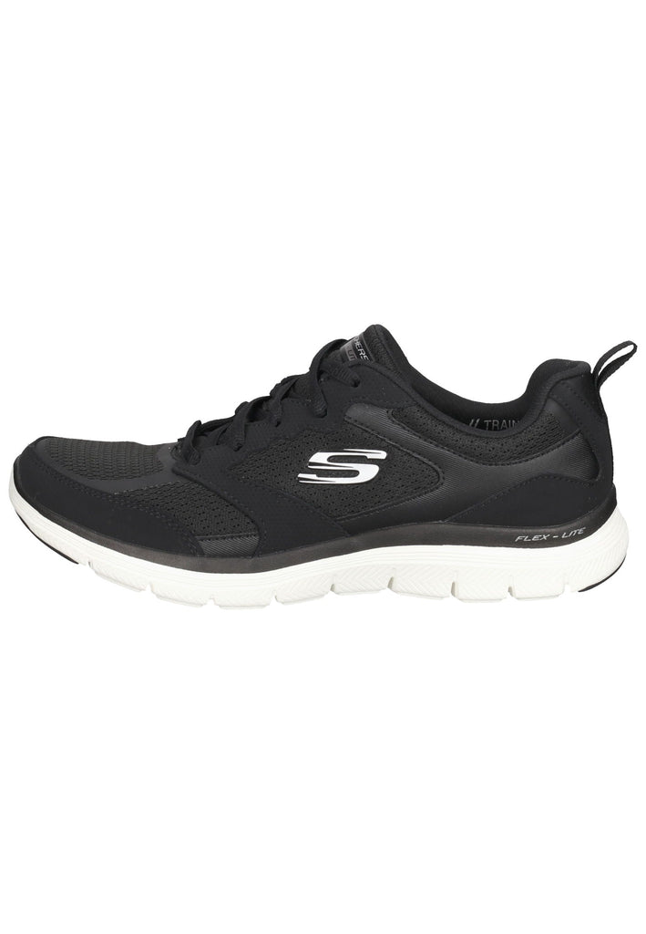 Skechers Sneaker Leder/Mesh Schwarz - surf4shoes
