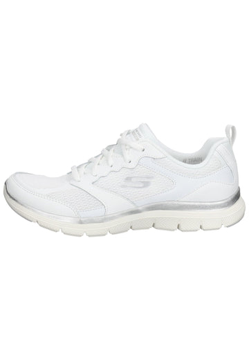 Skechers Sneaker Leder/Mesh Weiß - surf4shoes