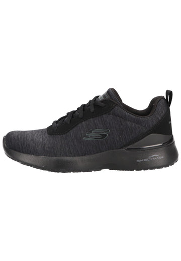 Skechers Sneaker Lederimitat/Textil Schwarz - surf4shoes