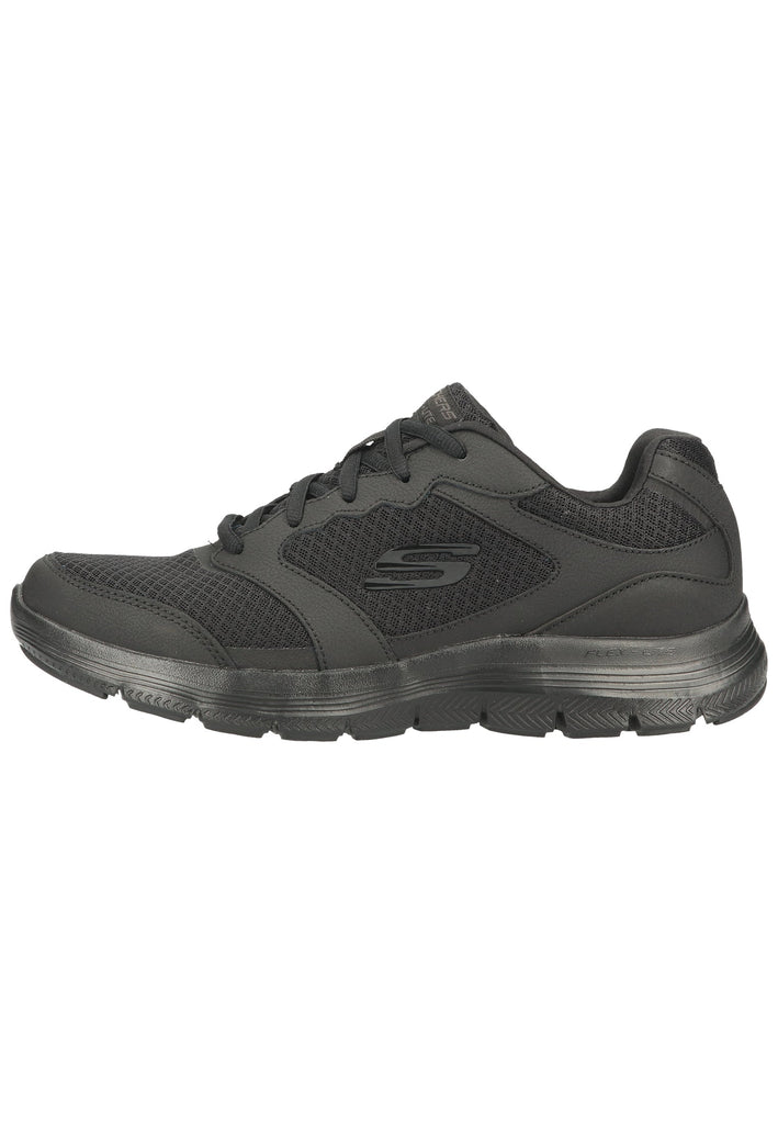 Skechers Sneaker Leder/Mesh Schwarz - surf4shoes