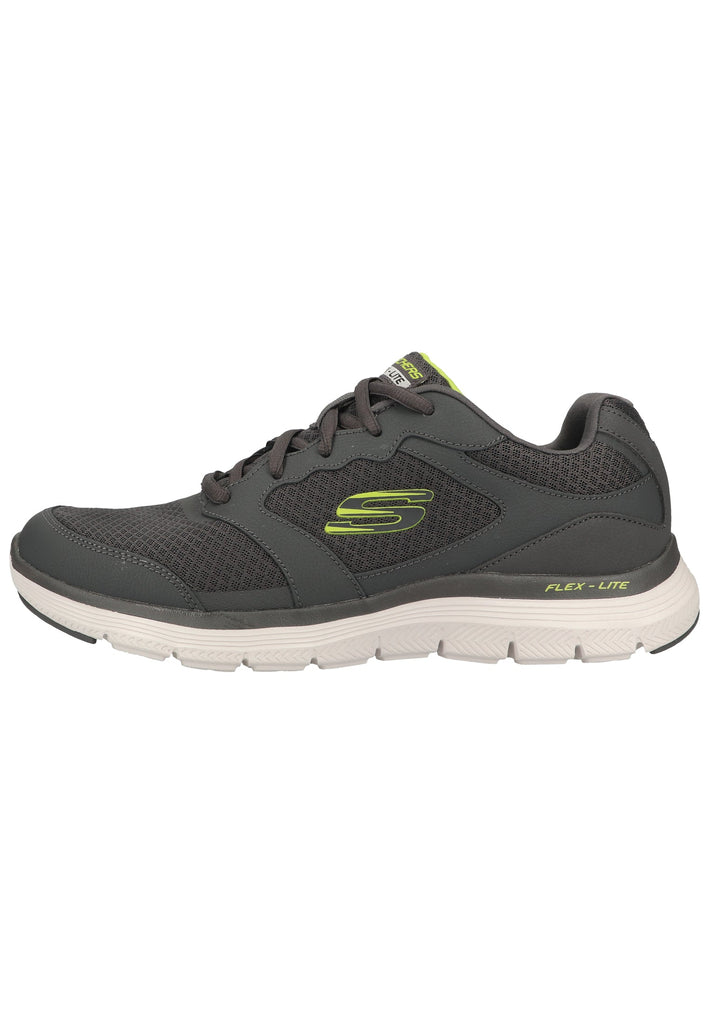 Skechers Sneaker Leder/Mesh Grau - surf4shoes