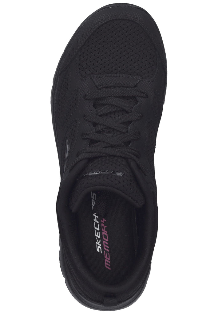 Skechers Sneaker Leder/Mesh Schwarz - surf4shoes